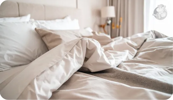 nowoczesna pościel, która się nie gniecie